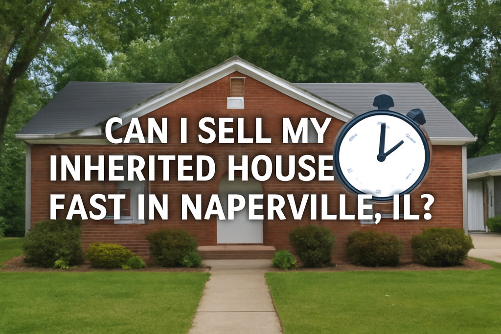 Sell Inherited House Fast in Naperville, IL