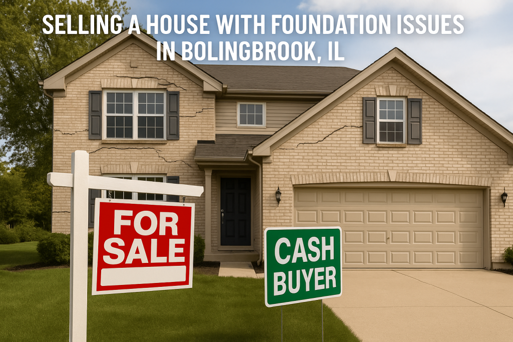 Selling a House with Foundation Issues in Bolingbrook, IL
